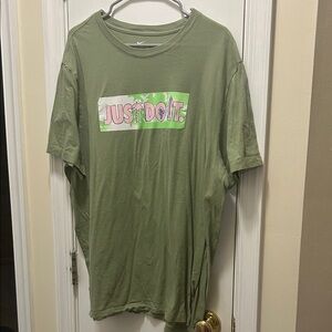 Nike Olive 'Just Do It' Men's Tee